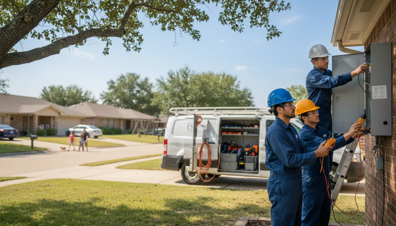 Certified electrician providing emergency electrical services in Media, IL